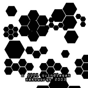 hexagon brush set