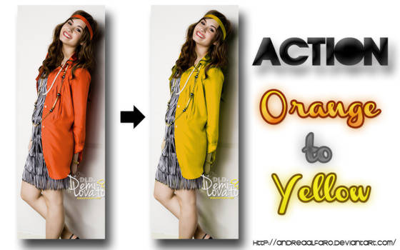 Action Orange to Yellow