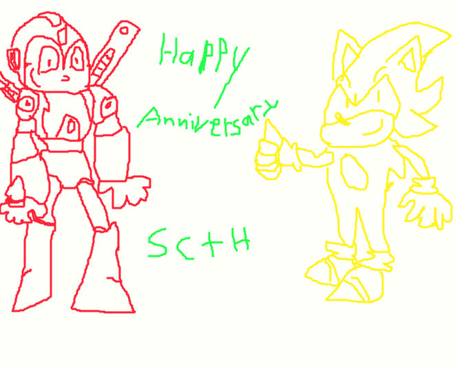 Happy 6 month anniversary, read descripition by MegaCrashtheHedgehog on ...