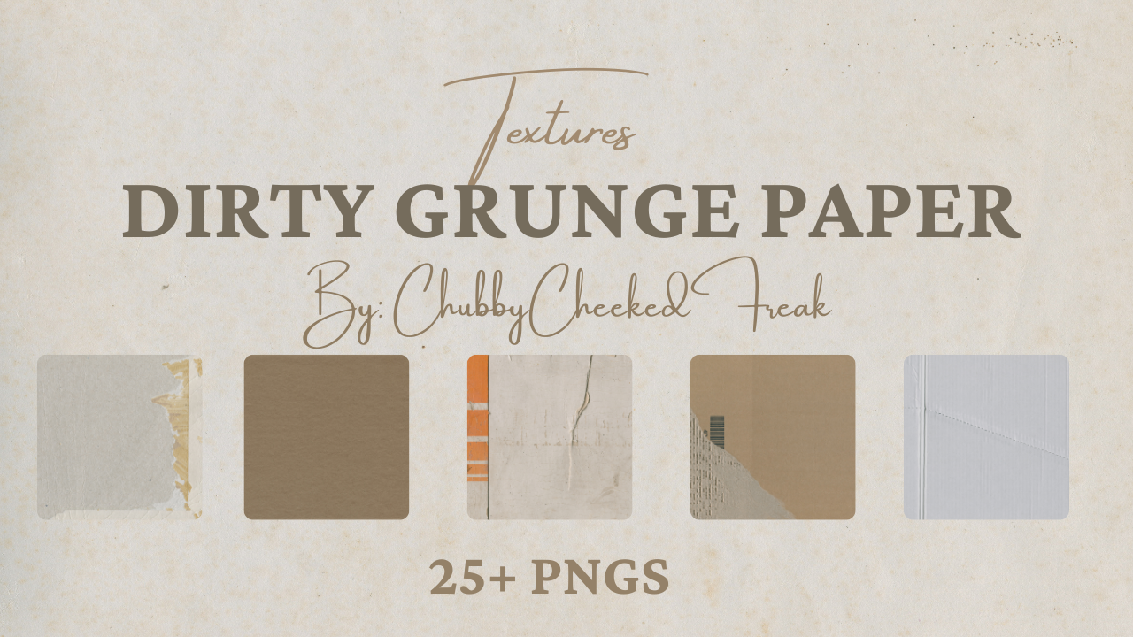 Dirty Grunge Paper Textures by ChubbyCheekedFreak