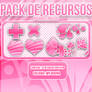 ++PACK DE RECURSOS PNG ROSADO/ROSITAS - Recursos