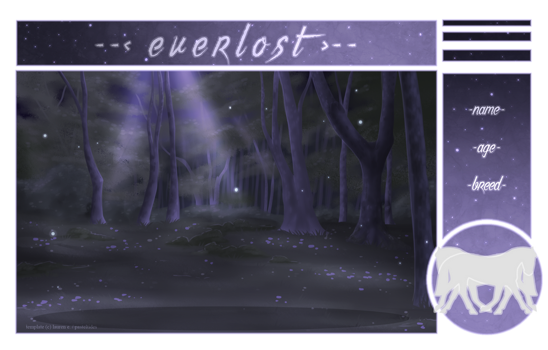 Character Application | TEMPLATE by EverlostAdmin on DeviantArt