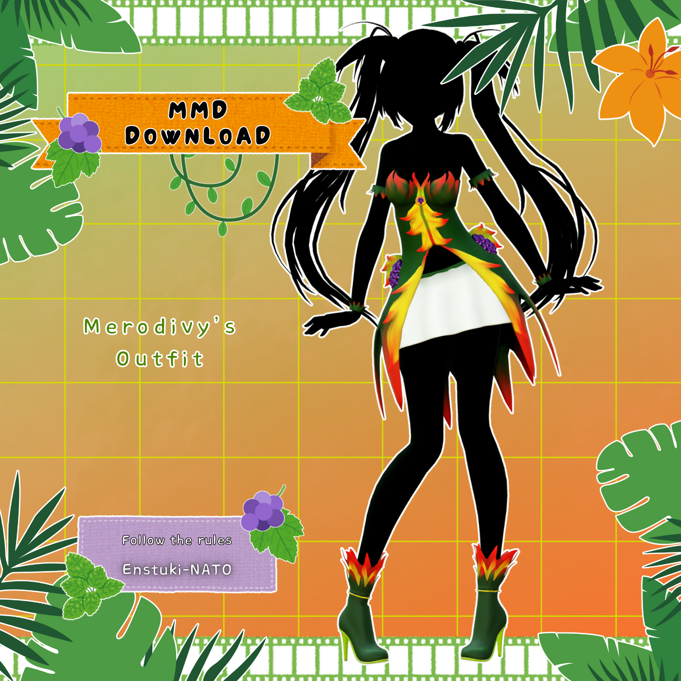 [MMD +DL] Merodivy's Outfit by Enstuki-NATO on DeviantArt