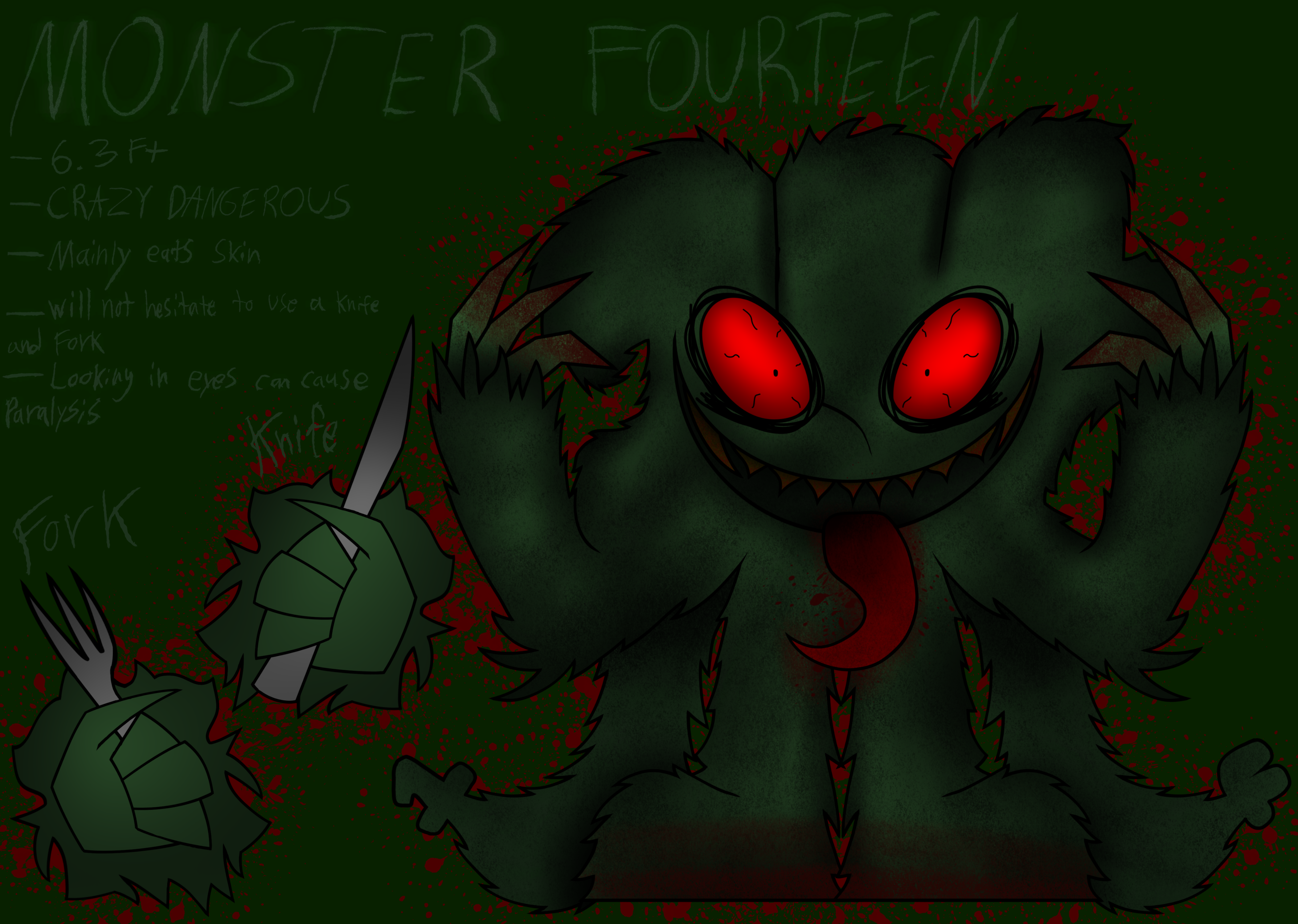 Monster fourteen (bfdi fanart) by joshualovesart101 on DeviantArt
