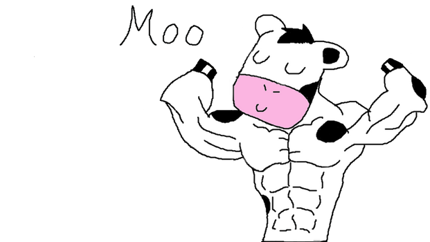 Muscle cow