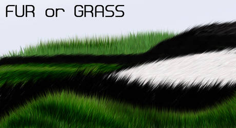 fur or grass