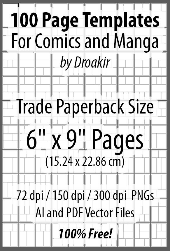 100 Free Page Templates For Comics And Manga By Droakir On Deviantart