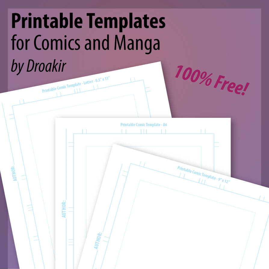 Free Vectors  Manga manuscript paper guide A4
