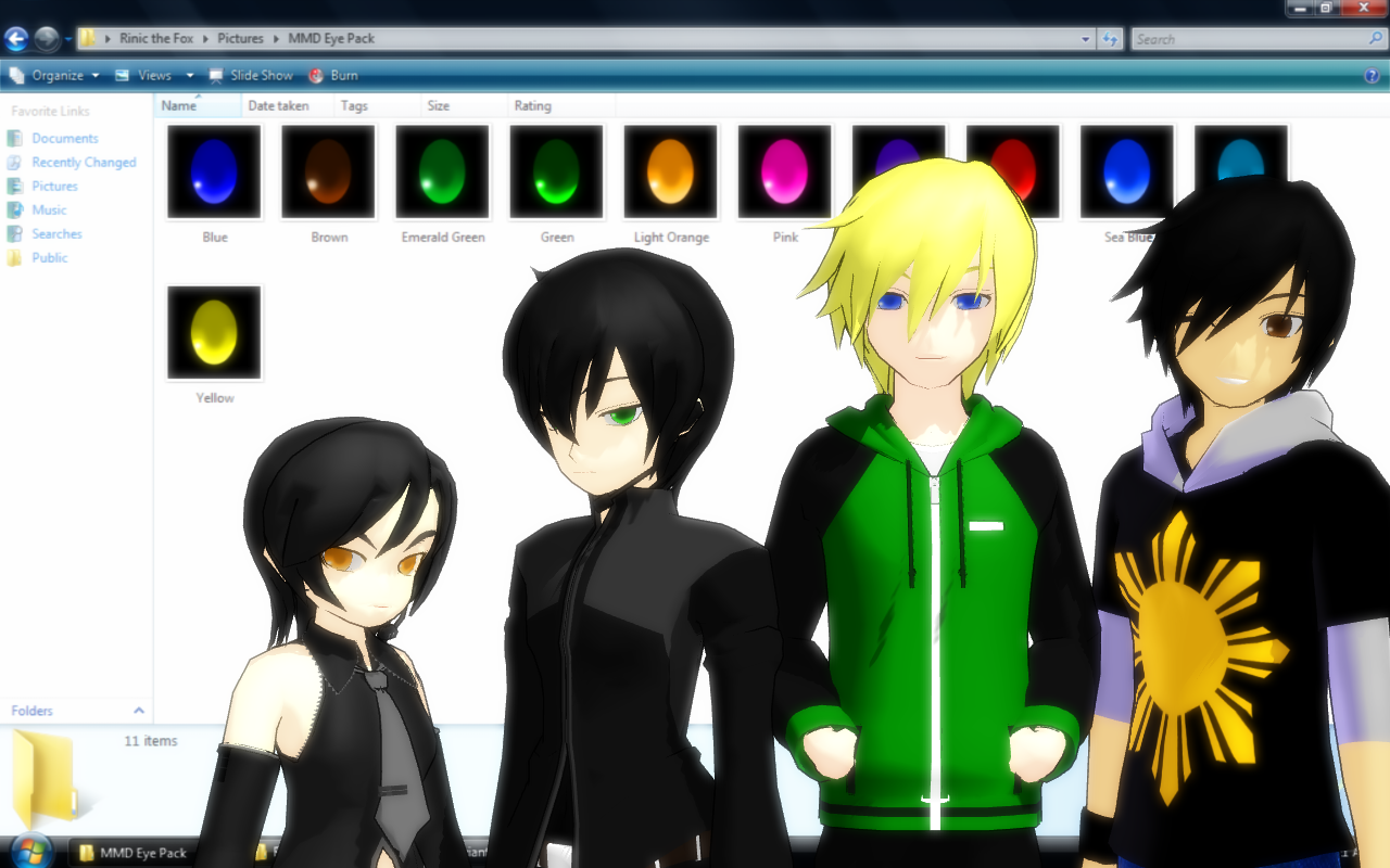 MMD Rinic004's Eye Pack