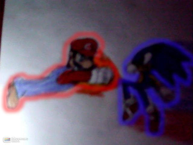 Mario vs Sonic:Red vs Blue by Tizlam97 on DeviantArt