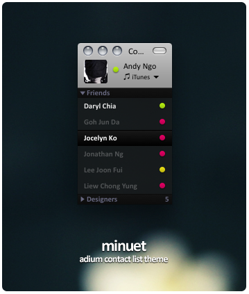 Minuet for Adium by yukihatsu