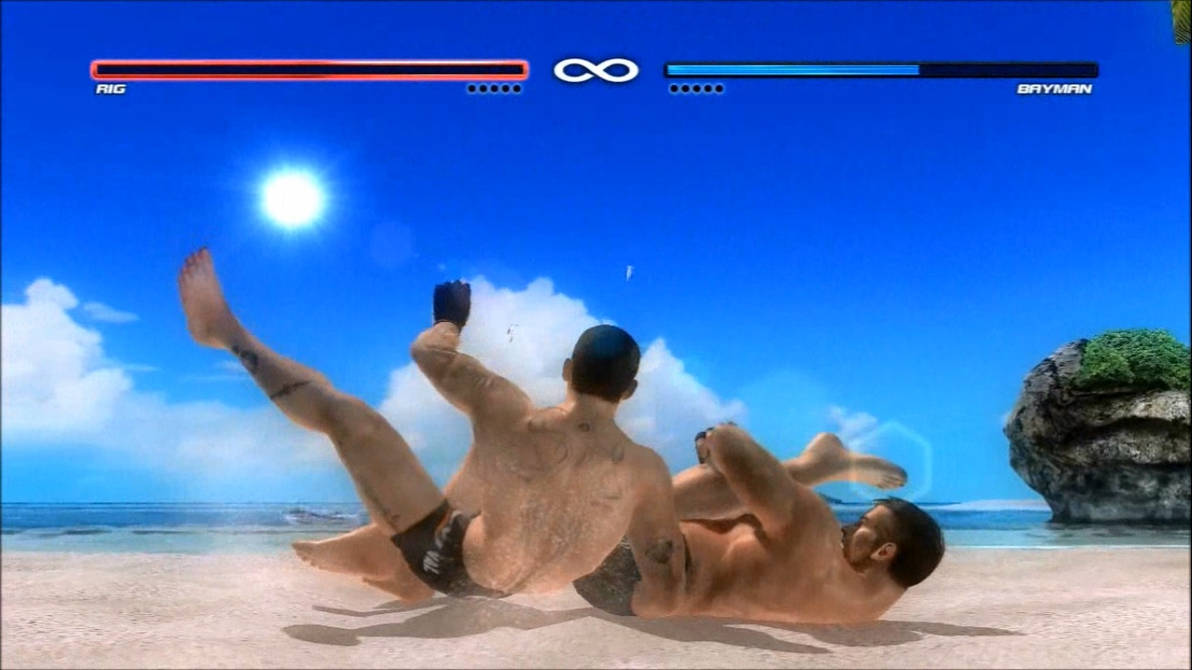 DOA 5 - Bayman grabs Rig [animated] by GyakuRyonaMale on DeviantArt
