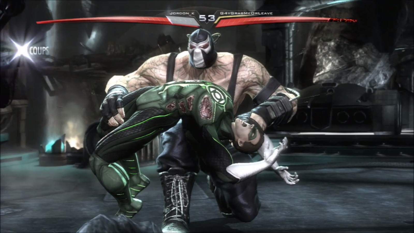 Bane Break The Bat (special move) [animated] by GyakuRyonaMale on