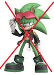 Anti Scourge the Hedgehog Stamp by KawaiiFoxiez