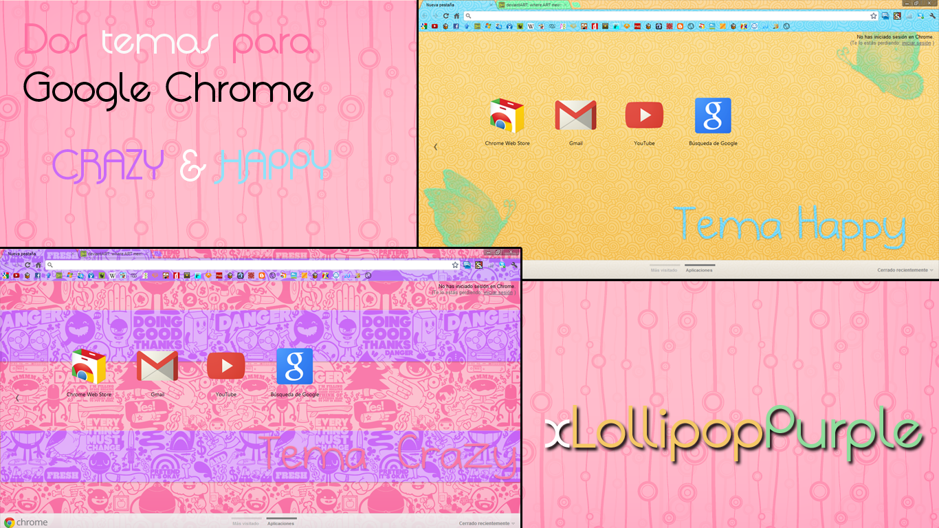 Dos temas para Google Chrome Hechos por Mi