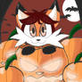 Steven The Fox in the Pumpkin Patch