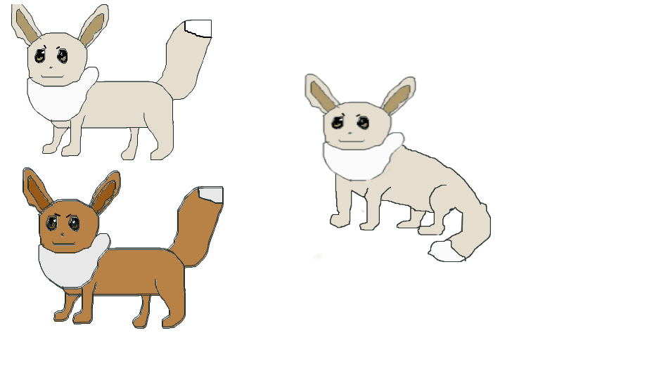 Drawings for the Eevee pups in Pack of Storm by Crazy-Bluestar on ...