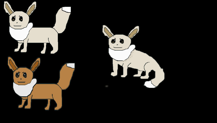 Drawings for the Eevee pups in Pack of Storm by Crazy-Bluestar on ...