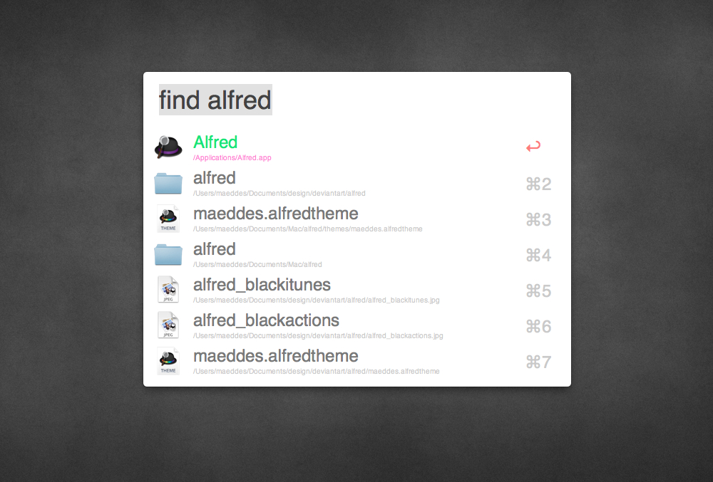 alfred theme