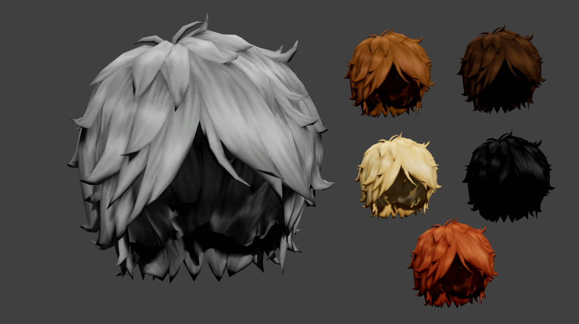 3D Hair style for boy V47 3D Model $15 - .obj .ma .max .fbx .dae .3ds  .unknown - Free3D