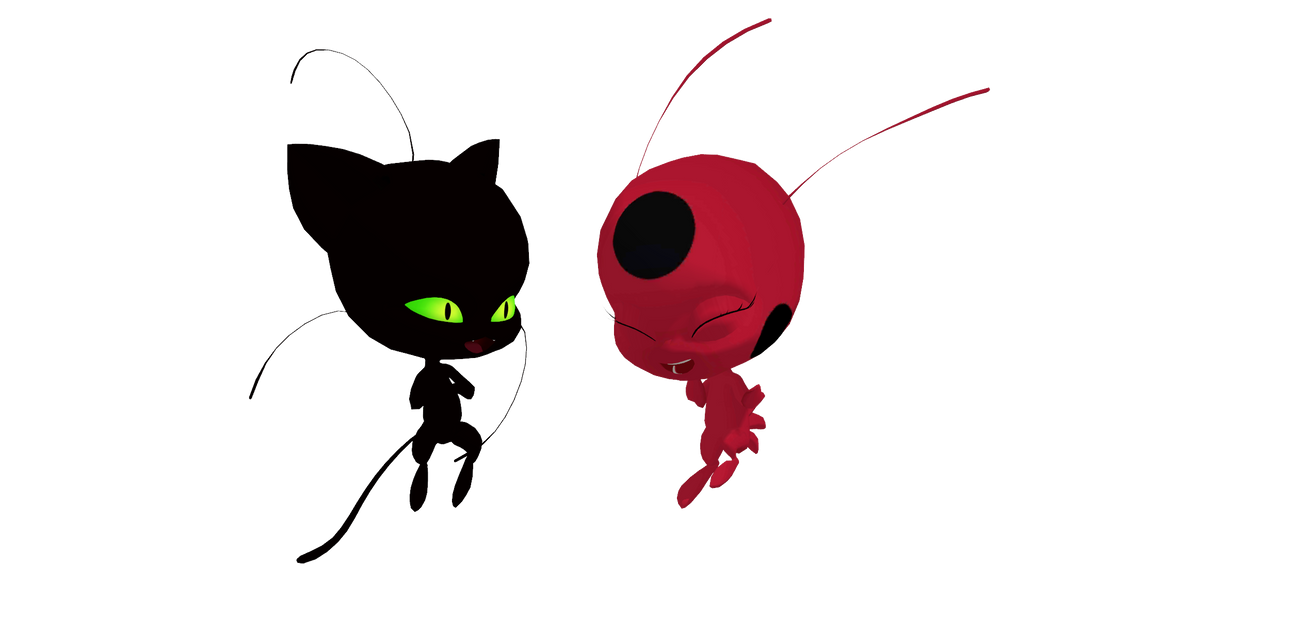 Miraculous Kwamis [MMD/FBX] by redgravezz on DeviantArt