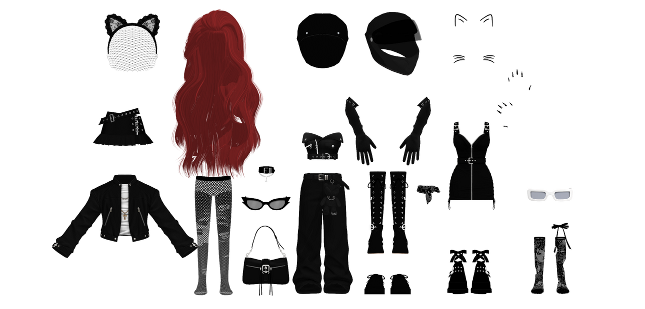 Leather Collection [MMD/FBX] by gummy-frog on DeviantArt