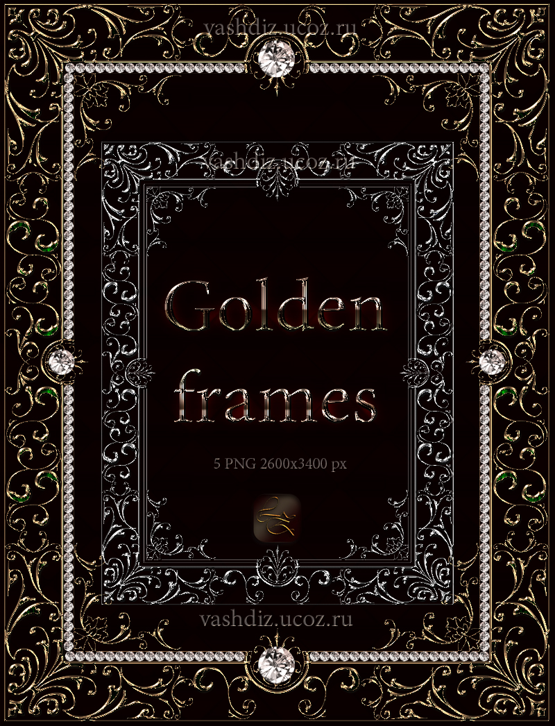 Golden frames by Lyotta on DeviantArt