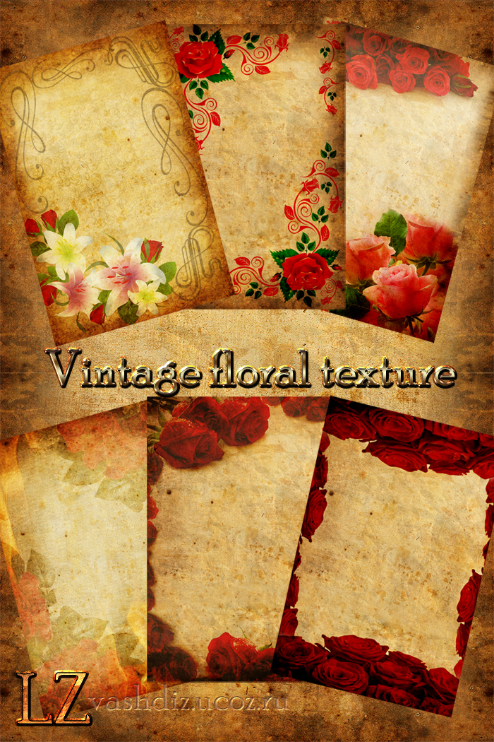 Vintage floral texture by Lyotta on DeviantArt