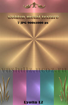 Gold metal texture Rainbow