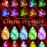 Precious stones crystals