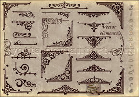 Ornamental design borders LZ 8