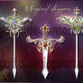 Magic sword lyotta 07 (set of 3)