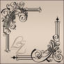 Ornaments design elements color LZ 36