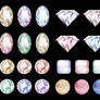 Diamonds gemstones LZ 02