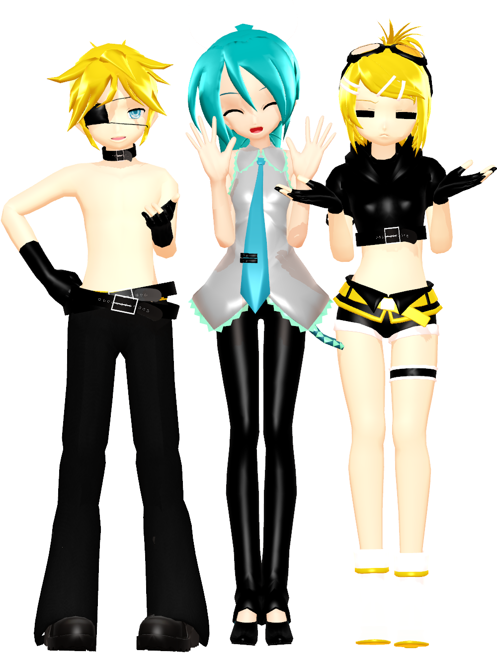 MMD - Blossom Models Pack1 DL by YellowDesuCake on DeviantArt