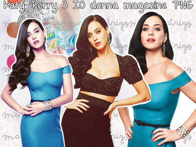 Katy Perry 3 IO donna Magazine PNG