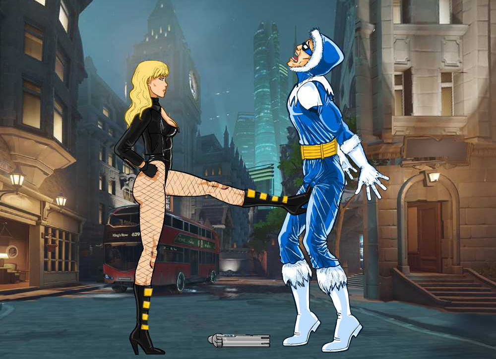 Black Canary Vs Captain Cold