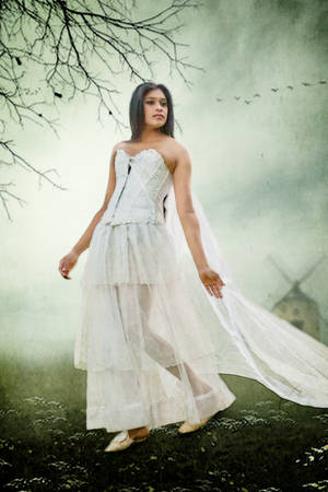 White Dress Cover-model In The Center by theheek White Dress Cover-model In The Center by theheek