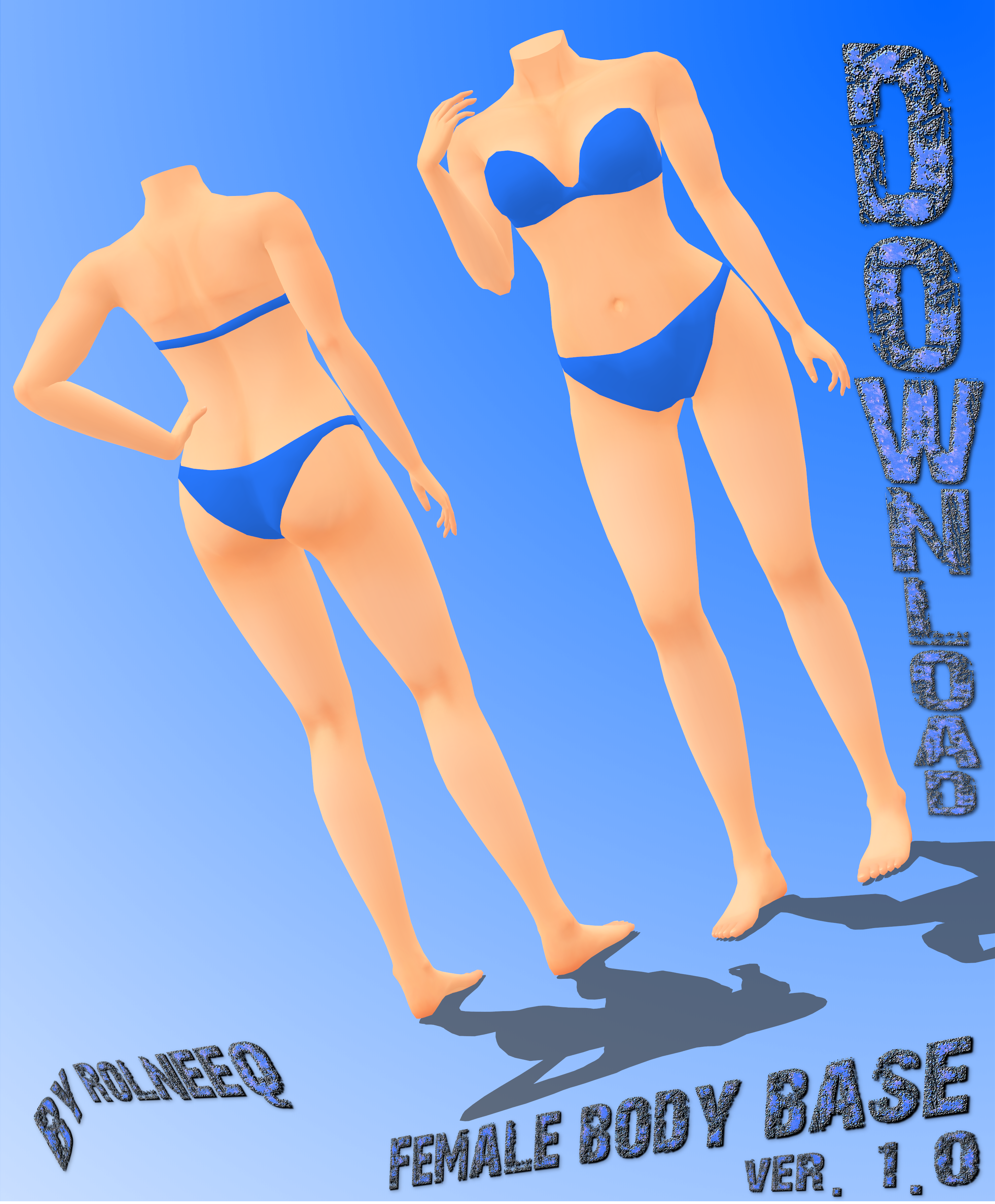 Female body base - download