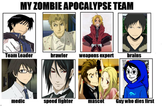 My Anime Zombie Apocalypse Team