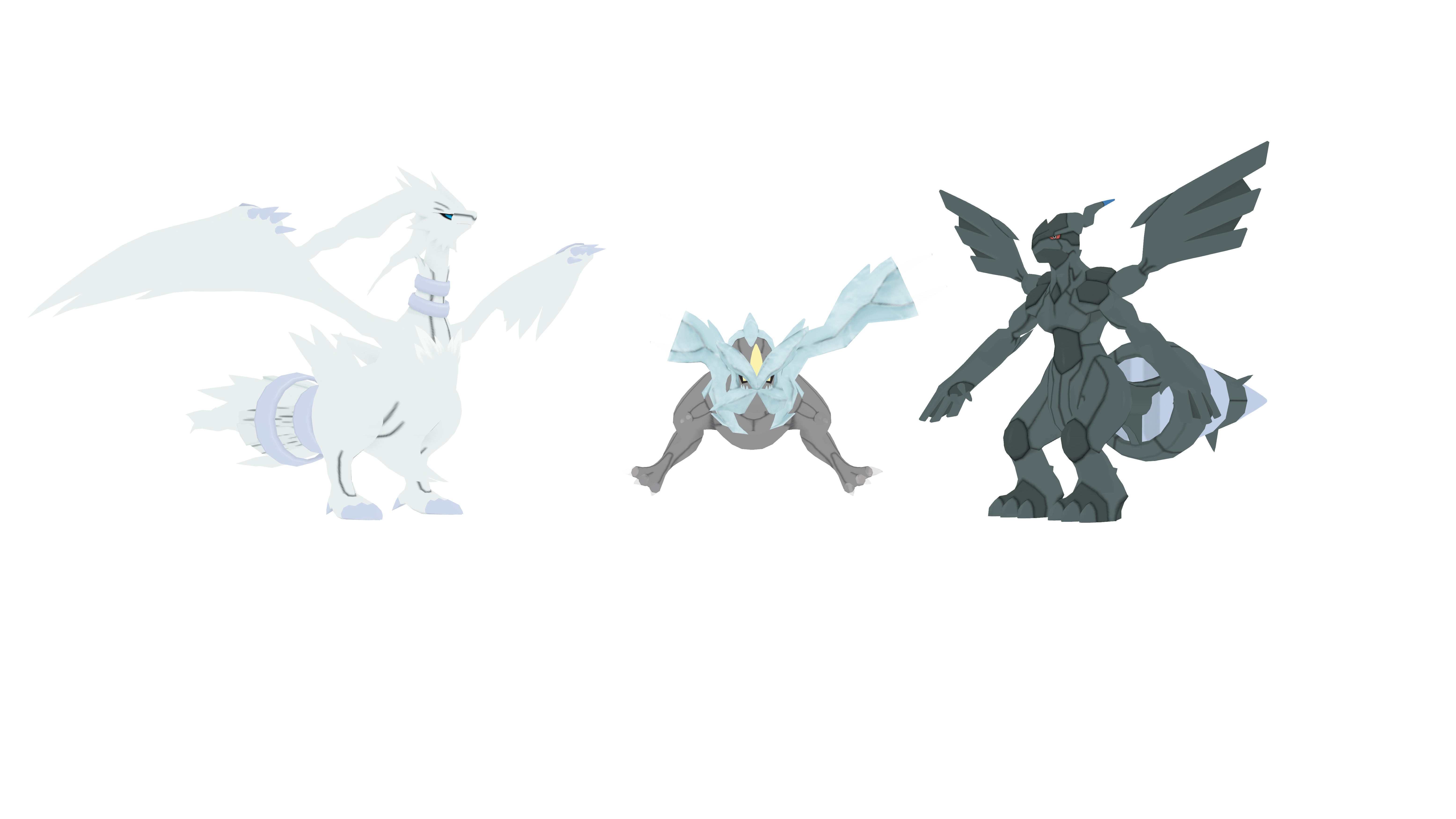 MMD Generation 5 Legendary Pokemon (Unrigged) by Lilothestitch on