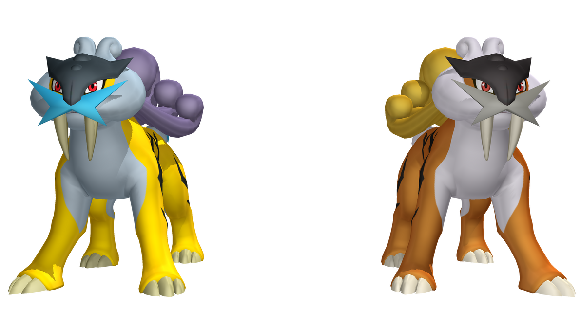 (MMD DL) Pokemon (3DS/Switch/Mobile) Raikou by Lilothestitch on DeviantArt