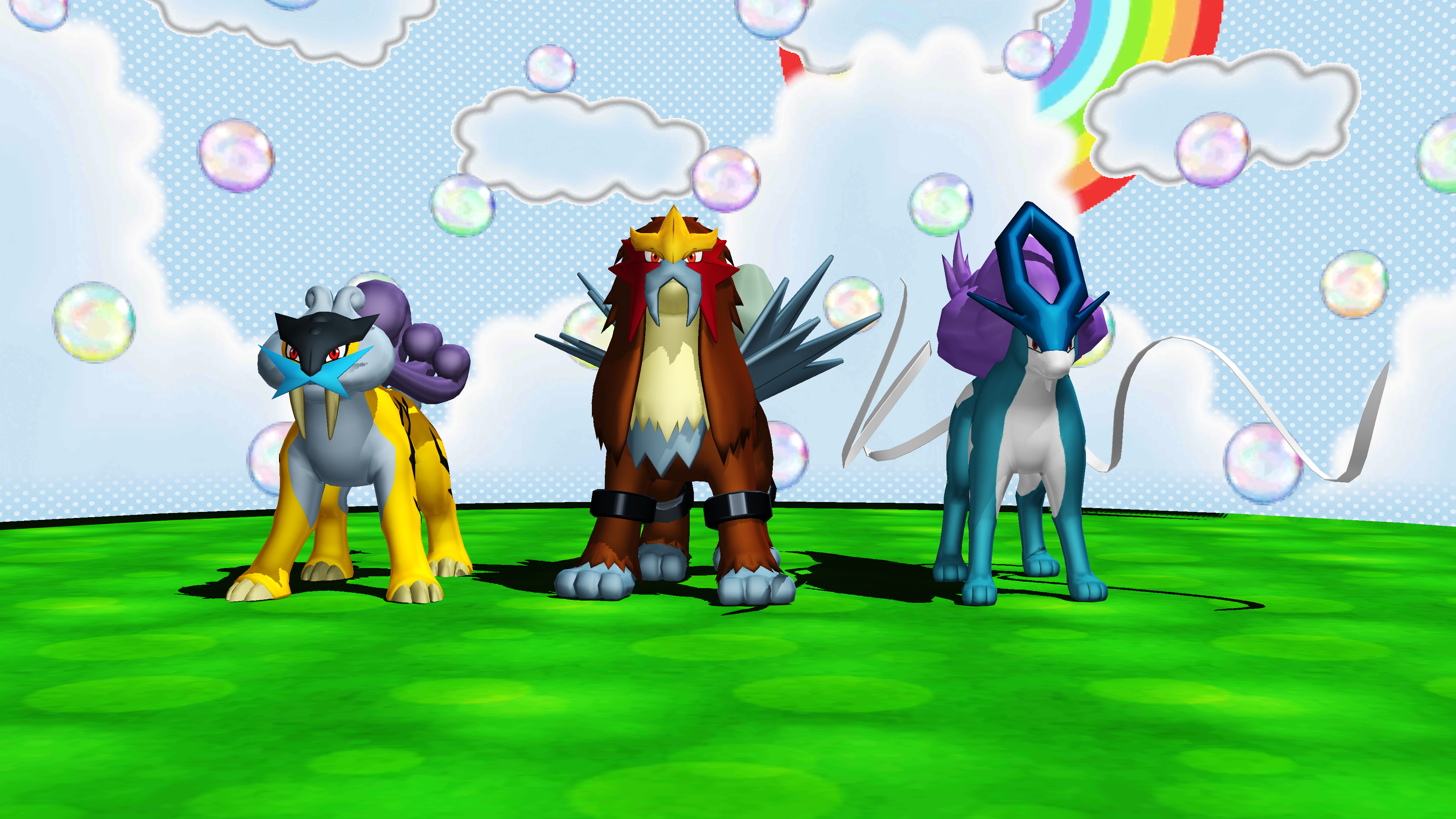 MMD Legendary Beasts Pack by Lilothestitch on DeviantArt
