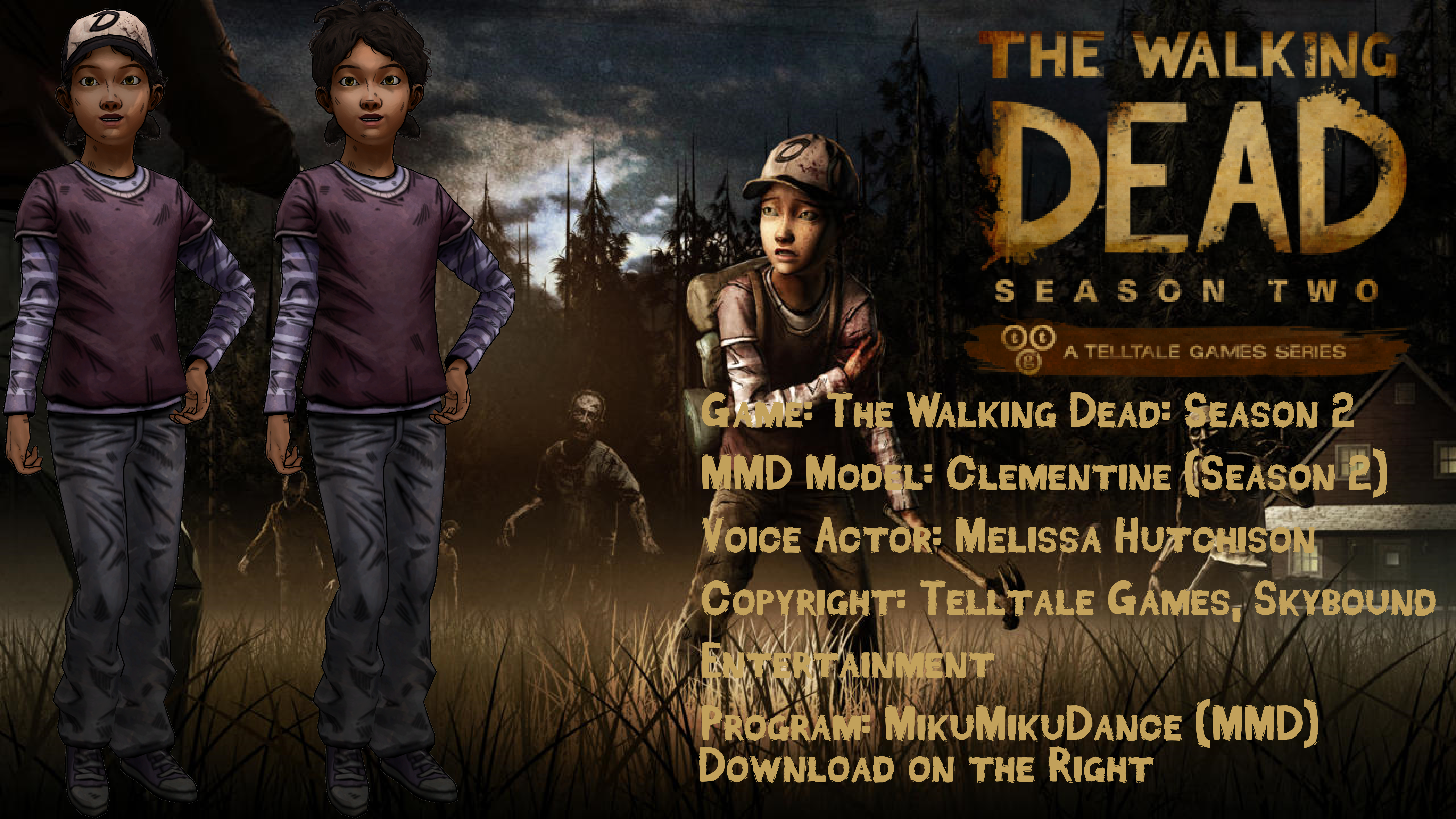 The Walking Dead Mmd Season 2 Clementine Dl By Lilothestitch On Deviantart