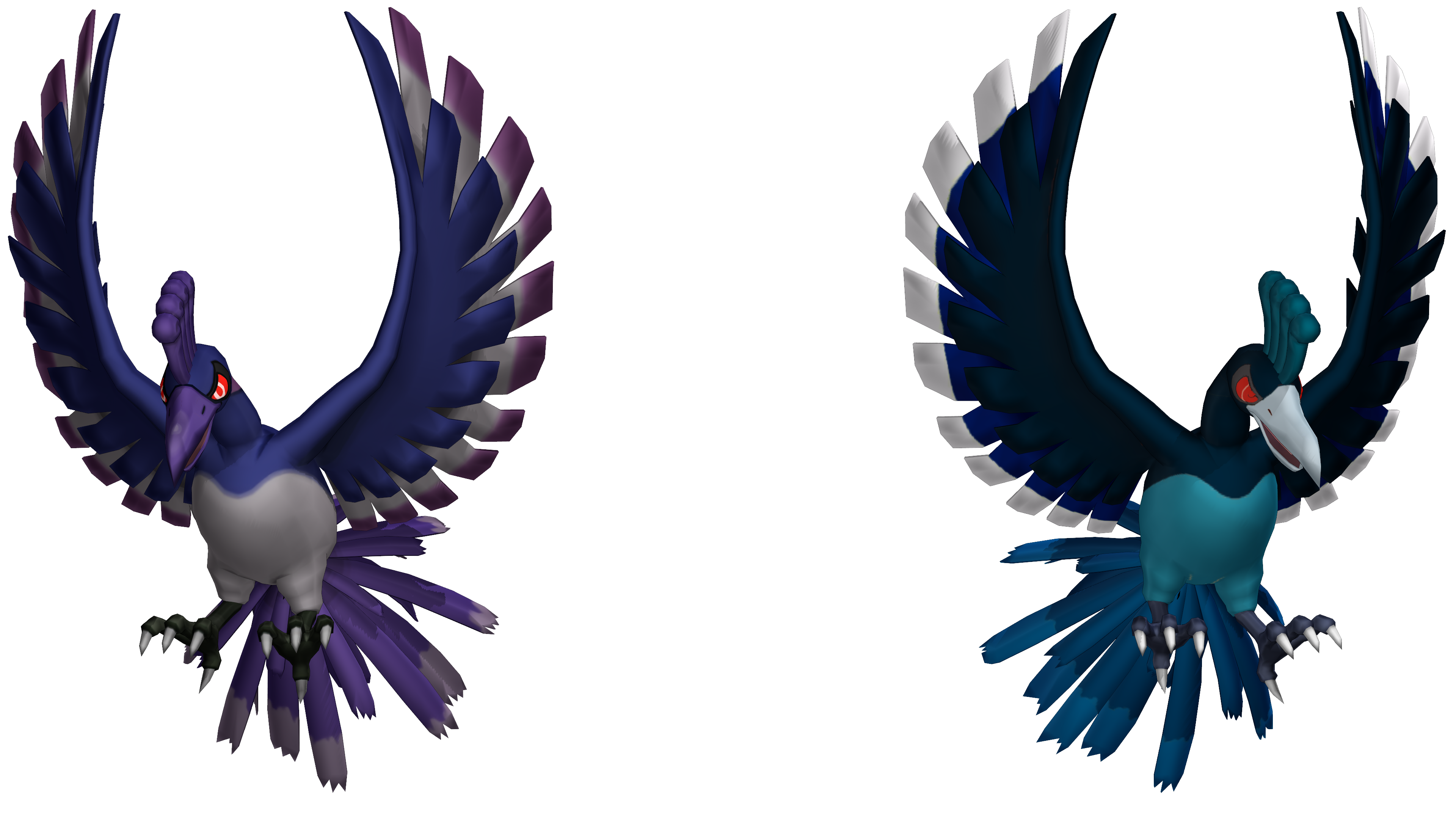 MMD DL) Pokemon (3DS/Switch) Shadow Ho-Oh (XD002) by Lilothestitch
