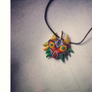 Majora's Mask Necklace Closeup