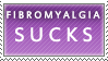 Stamp - Fibromyalgia Sucks by onnawufei