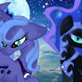 Princess Luna and Nightmare Moon