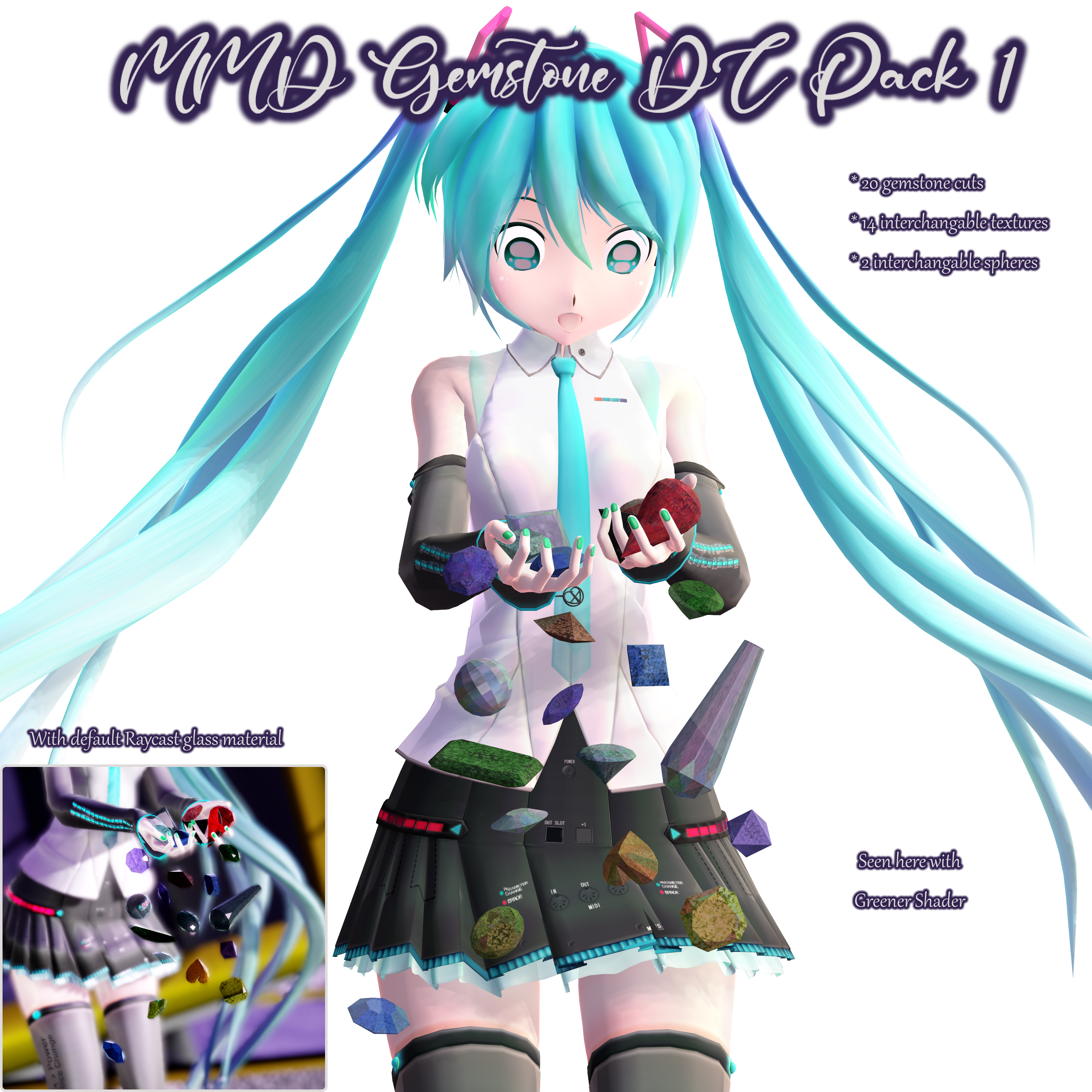 MMD Gemstones DL Pack 1 by Amenrenet on DeviantArt
