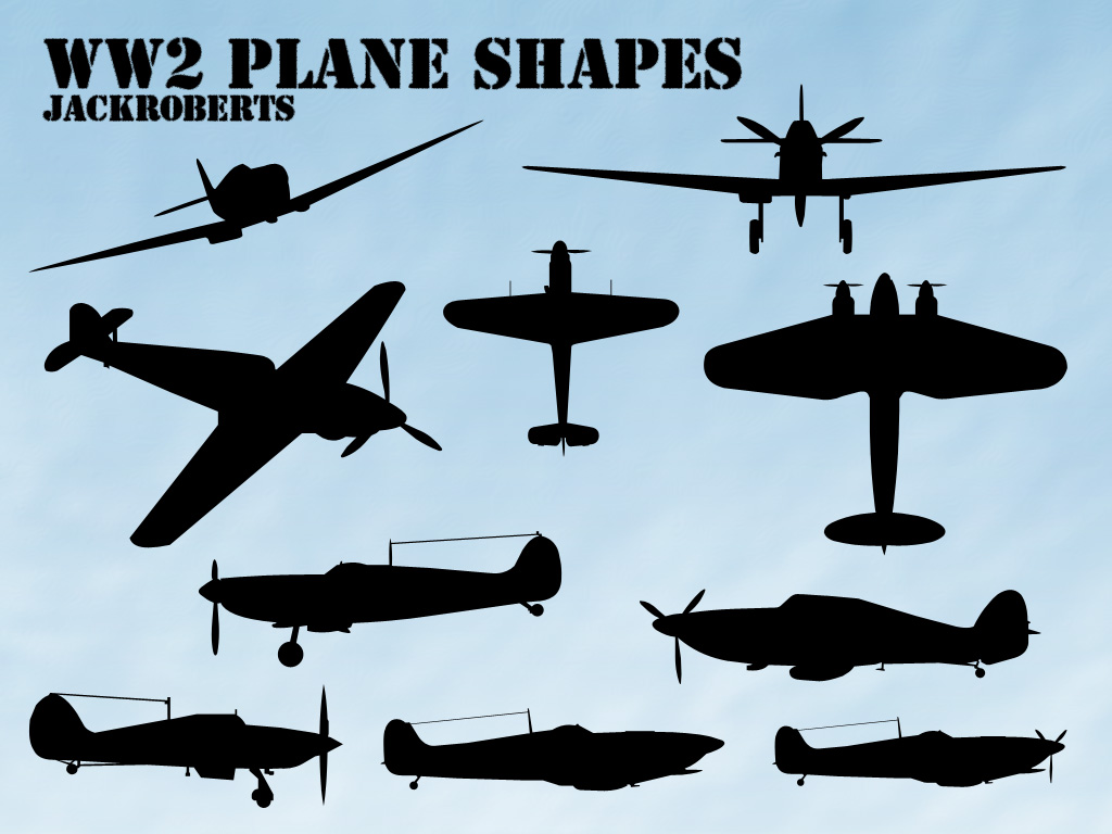 Custom Shapes: WW2 Planes